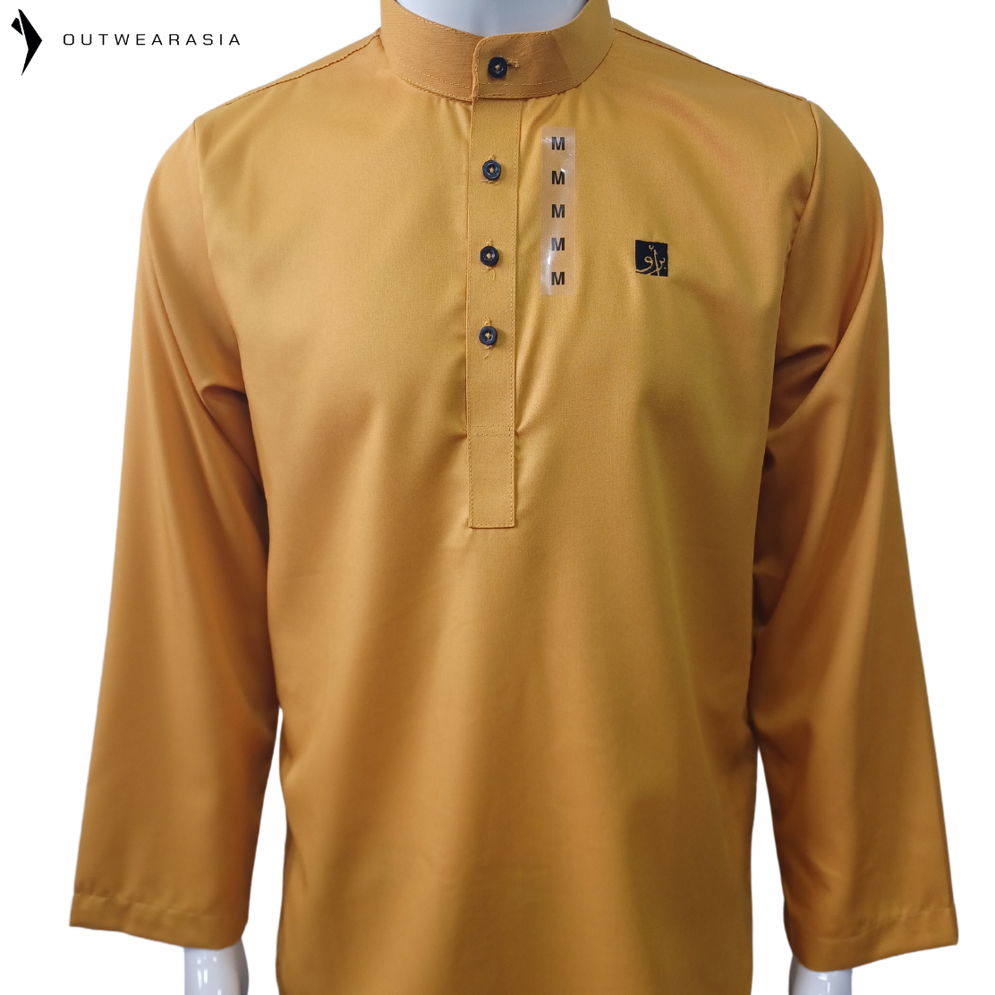 Abru Kaw Kurta HB Muslim Muslimin | Outwear | Yellow