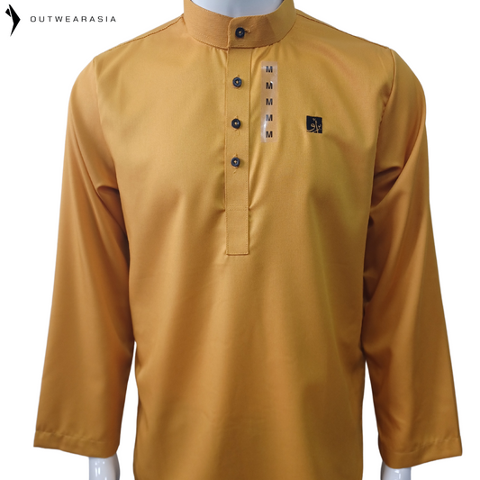 Abru Kaw Kurta HB Muslim Muslimin | Outwear | Yellow