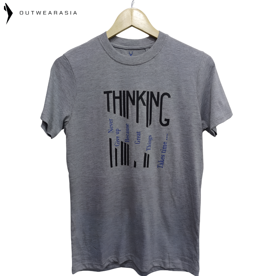 Outwear Men's Thinking Graphic Short Sleeve T-shirt