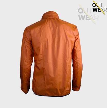 Men's Biker Jacket for Travel with Dust & Windproof | Outwear | Orange